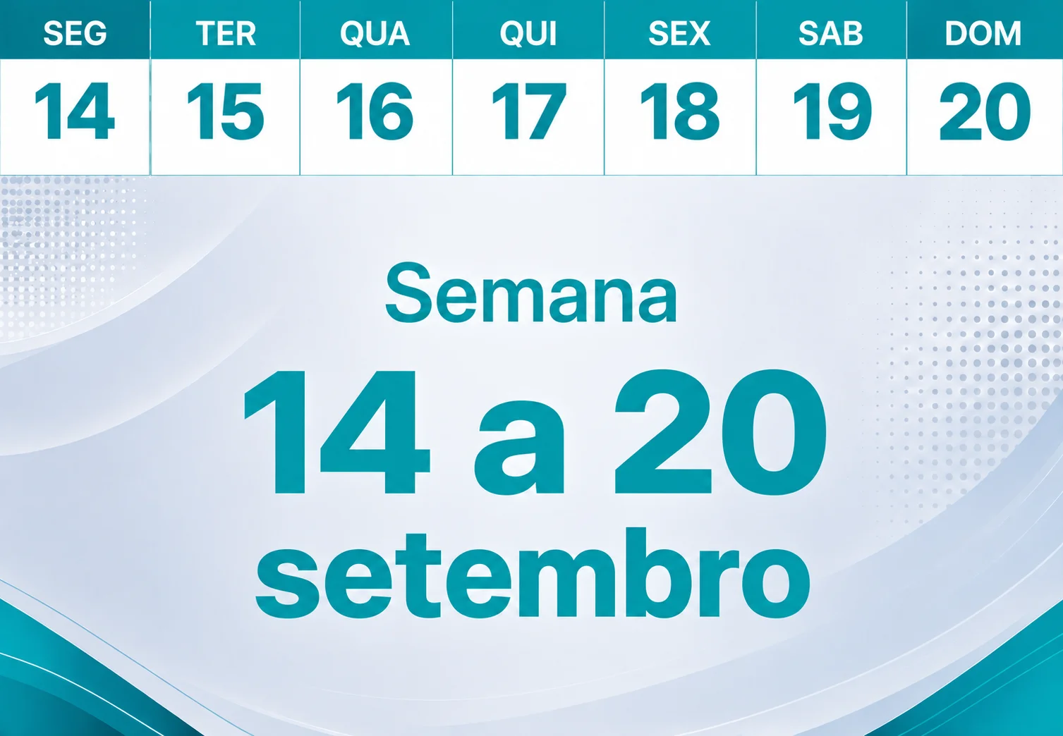 Semana 14 de setembro