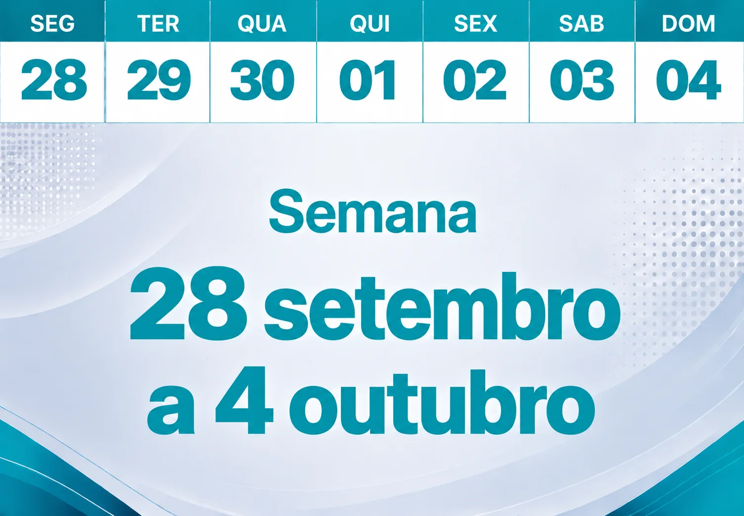 Semana 28 de setembro